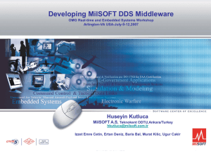 MilSOFT DDS Middleware - MilSOFT Software Technologies