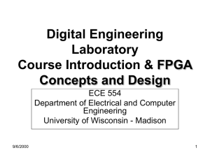 Digital Engineering Laboratory Course Introduction & FPGA