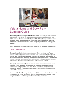 Velata History… - Amazon Web Services