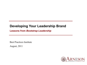 What's Your Leadership Brand?