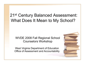 PowerPoint - West Virginia Department of Education