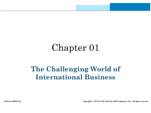 International Business - McGraw Hill Higher Education