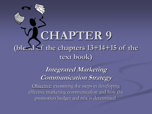 CHAPTER 9 (blend of the chapters 13+14+15 of the text book)