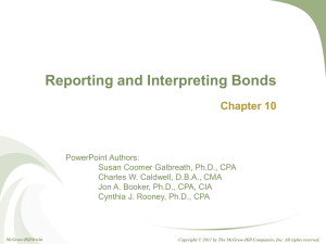 Reporting and Interpreting Bonds