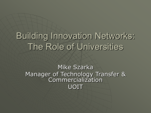 The Mission of the University - Research at UOIT