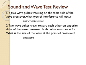 Sound and Wave Test Review 2014