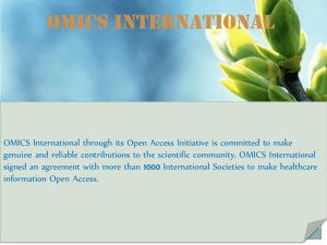 PPT Version - OMICS International