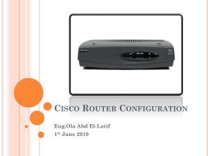 Lab 10_Cisco Router Configuration