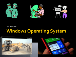 Microsoft Window 7 Basics