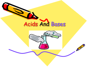 Chapter 19: Acids And Bases