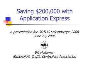 Saving $200000 with Application Express