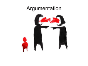Argument Power Point