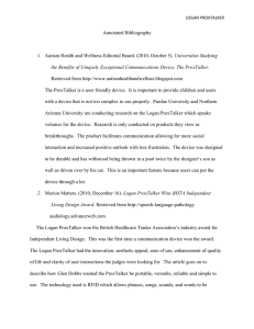 Logan ProxTalker Annotated Biblography Final version