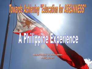 II. Overview of Philippine Educational System