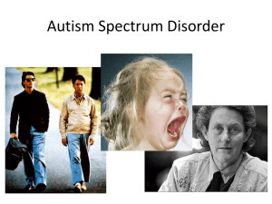 Autism Presentation Cog Neuro