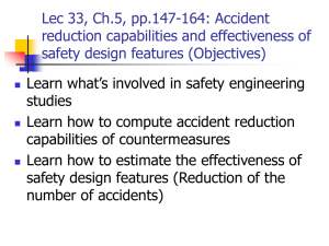 Lec 33, Ch.5, pp.148-167: Accident reduction capabilities and