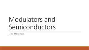 Modulators and Semiconductors