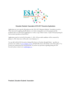 Education Students' Association 2016