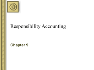Responsibility Accounting - McGraw Hill Higher Education