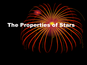 The Properties of Stars - science9atsouthcarletonhs
