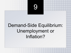 Aggregate Demand and Supply Equilibrium