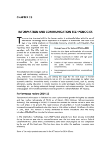 information and communication technologies