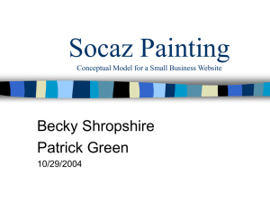 Socaz Painting A Small Business Website