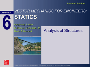 VECTOR MECHANICS FOR ENGINEERS: STATICS Eleventh