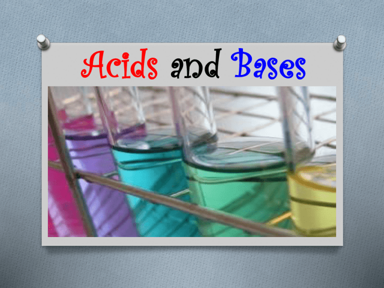 powerpoint presentation acids and bases