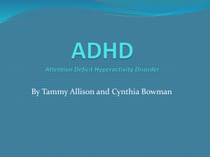 Common Characteristics of ADHD