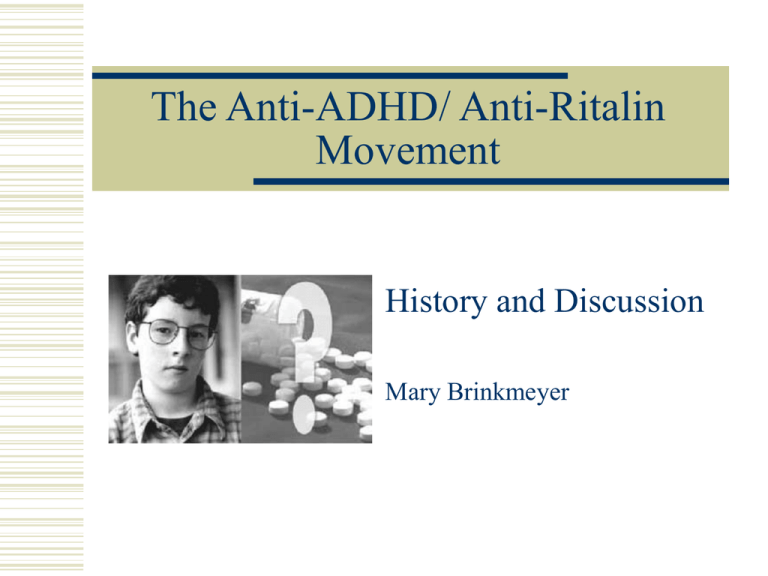 The Anti ADHD Anti