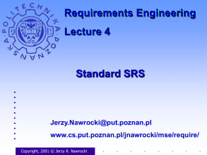 Requirements document