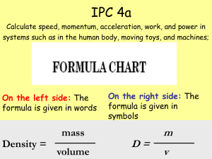 From formula chart