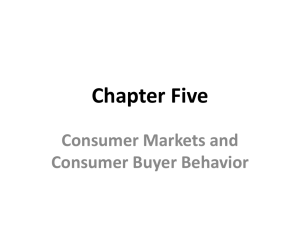 Consumer Behavior is a