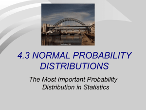 Section 4.3 Normal Distributions