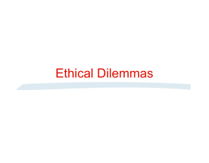 Ethical Dilemmas