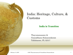 India: Her Heritage and Culture