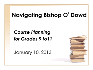 Ongoing - Bishop O'Dowd High School