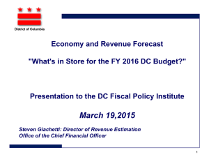 ORA-Presentation-to - DC Fiscal Policy Institute