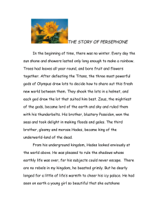 the story of persephone