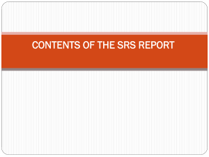 Lecture5_Contents of the SRS report