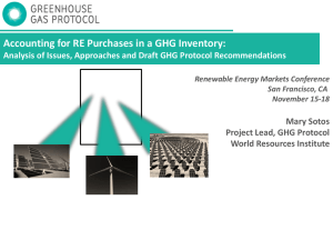 Who is the GHG Protocol at WRI?