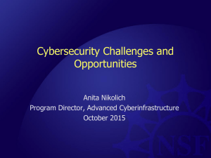 Cybersecurity Challenges and Opportunities