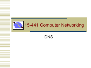 15-441 DNS