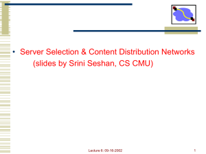 DNS-based server selection