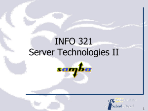 Server Technologies II