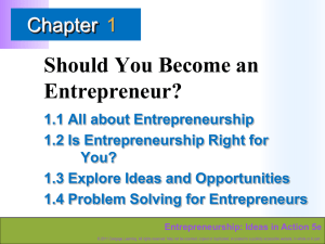 Entrepreneurship: Ideas in Action 5e