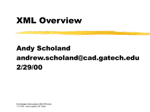 2000-xml-scholand - Georgia Tech Engineering Information
