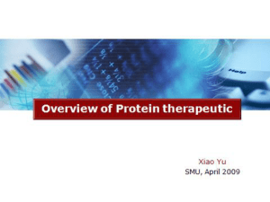 What is Protein therapeutics?