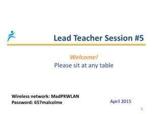 Slides from LT Session 5 (Apr)